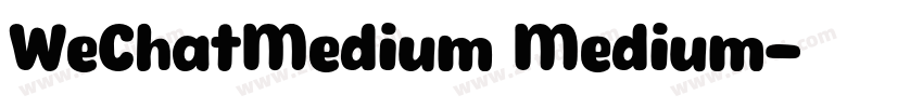 WeChatMedium Medium字体转换